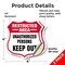 Signmission Restricted Area Shield Sign Unauthorized, 4 inch X 4 inch, Vinyl Decal, 2PK SHI-D-2PACK-4-457 - alternate 3