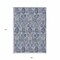 Homeroots 8' X 10' Navy Blue And Sky Blue Damask Washable Indoor Outdoor Area Rug 588145 - alternate 2