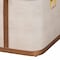 Baxton Studio Brenner Modern Transitional Beige Faux Shagreen Storage Trunk 253-14071-ZORO - alternate 2
