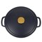 Sur La Table Millau 5.5Qt Enameled Cast Iron Dutch Oven with Lid in Matte Marine with Rose Gold Knob 750122358M - alternate 3