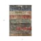 Homeroots 10' X 14' Fern Green Black And Terra Cotta Striped Washable Indoor Outdoor Area Rug 605984 - alternate 2