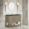 James Martin Vanities Lucian 48" Single Vanity, Pebble Oak, w/ 3 CM Phantome Eclos Widespread Top D704-V48-PBO-WPHT - alternate 3