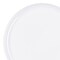 Smarty Had A Party 85 White Flat Round Disposable Plastic AppetizerSalad Plates 120 Plates, 120PK 838-WH-CASE - alternate 2