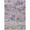 Homeroots 3' X 5' Lavender And Purple Striped Washable Indoor Outdoor Area Rug  609552 - alternate 3