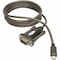 Tripp Lite USB 2.0 USB-C to DB-9 Adapter Cable USB-C to RS-232 M/M 5FT 5ft U209-005-C - alternate 2