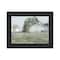 Homeroots Green Country Morning Black Framed Print Wall Art 530028 - alternate 1