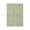 Homeroots 5' X 8' Green And Ivory Chevron Washable Indoor Outdoor Area Rug 596262 - alternate 2