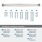 Amerock Renown 18 inch 457mm Center-to-Center Polished Nickel Appliance Pull BP54056PN - alternate 2