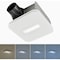 Broan-Nutone CleanCover 110 CFM 1.0 Sone 120V Bath Exhaust Fan with LED Light AER110CCTK - alternate 3