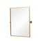 Homeroots 31" Gold Metal Framed Full Length Hanging Mirror 564453 - alternate 2