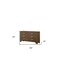 Homeroots 59" Brown Solid and Manufactured Wood Six Drawer Double Dresser 486516 - alternate 4