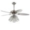 Jonathan Y Kris 42" 3-Light Crystal LED Ceiling Fan With Remote, Chrome JYL9705A - alternate 5