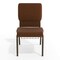 Flash Furniture Brown Fabric Church Chair, PK4 4-FD-CH02185-GV-10355-BAS-GG - alternate 2