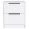 Homeroots 19" Wood Two Drawer Nightstand 477902 - alternate 1