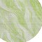 Homeroots 8' Green And Ivory Round Abstract Washable Indoor Outdoor Area Rug 582976 - alternate 2
