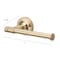 Gliderite Hardware Alpine Collection Tissue Holder Champagne Gold Bathroom Hardware 9050-RD-CHPG-1 - alternate 2