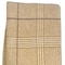 Homeroots 50" X 67" Stone And White Cotton Blend Woven Plaid Throw Blanket with Fringe 633073 - alternate 3