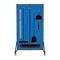 5S Supplies 5S Housekeeping Shadow Board Broom Station Version 11  - Blue Board / Black Shadows  With Broom HSB-V11-BLUE-KIT - alternate 1