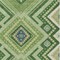 Homeroots 5' X 8' Green Ivory And Beige Tribal Washable Indoor Outdoor Area Rug 598119 - alternate 2