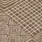 Homeroots 3' X 5' Brown And Ivory Geometric Washable Indoor Outdoor Area Rug 600726 - alternate 3