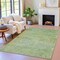 Homeroots 10' X 14' Artichoke Green And Ivory Abstract Washable Indoor Outdoor Area Rug 631586 - alternate 3