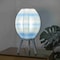 Jonathan Y Wavy 16.5" Modern Contemporary Plant-Based PLA 3D Printed Dimmable LED Table Lamp, Blue/White USA1000D - alternate 2