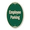 Signmission Employee Parking Sign, 12 Inch X 18 Inch Designer, Heavy Gauge Aluminum A-OV-G-1218-9850 - alternate 1