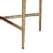 Baxton Studio Fumiye Ottoman with Hand-Forged Metal Frame, Rectangle 18" 270-14724-ZORO - alternate 4