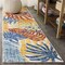 Jonathan Y Tropics Palm Leaves Cream/Orange 2 ft. x 8 ft. Indoor/Outdoor Runner Rug AMC100B-28 - alternate 1
