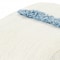 Homeroots 50" X 60" Cream Kantha Cotton Geometric Throw Blanket with Embroidery 516627 - alternate 3