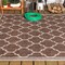 Jonathan Y Trebol Moroccan Trellis Textured Weave Espresso/Taupe 5 ft. x 8 ft. Indoor/Outdoor Area Rug SMB109B-5 - alternate 2