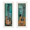 Homeroots Set Of Two Tune my Heart and I will Sing 1 White Framed Print Wall Art, 2PK 406119 - alternate 1