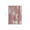 Homeroots 3' X 5' Burgundy And Ivory Abstract Washable Indoor Outdoor Area Rug 612941 - alternate 4