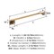 Amerock Highland Ridge Champagne Bronze Transitional 24 in 610 mm Towel Bar BH36014CZ - alternate 2
