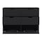 Homeroots 42" Black Four Drawer Double Dresser 544055 - alternate 5