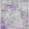 Homeroots 8' X 10' Lavender Gray And Ivory Abstract Washable Indoor Outdoor Area Rug 616876 - alternate 2
