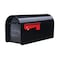 Architectural Mailboxes Ironside Black Post-Mount Mailbox (non post master) MB801BAM - alternate 1