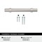 Amerock Central 3-3/4 inch (96mm) Center-to-Center Satin Nickel Cabinet Pull, 25PK 25VMP37161G10 - alternate 2