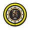 Holland Bar Stool Vegas Golden Knights 19 Double Neon Wall Clock Clk19BK - alternate 1