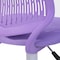 Homeroots Purple and White Adjustable Height Swivel Rolling Office Chair 568075 - alternate 3