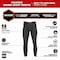 Milwaukee Tool Heated Baselayer Pants, Black/Gray, XL M600B-21XL - alternate 4