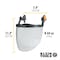 Klein Tools Face Shield, Clear Visor, Polycarbonate, Locking Mount Suspension 60472 - alternate 4