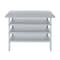 Amgood 24in D x 48in L Stainless Steel Table, Three Undershelves AMG WT-2448-3SH-Z - alternate 2