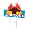 Signmission Barbeque Die Cut Yard Sign & Stake outdoor plastic coroplast window, C-DC-1824-Barbeque19 C-DC-1824-Barbeque19 - alternate 1