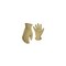 True Grip Leather Work Gloves, Premium Cowhide, Men's Large 9323-26 - alternate 2