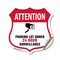 Signmission Video Surveillance Shield Sign Attention, 18 Inch X 18 Inch, Vinyl Decal SHI-D-18-469 - alternate 1