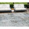Homeroots 9' X 12' Brown Taupe And Gray Abstract Washable Indoor Outdoor Area Rug 587876 - alternate 1