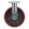 Vestil Polyurethane Rigid Caster 8 In. Diameter x 2 In. Width 1474 Lb. Capacity Red/Black CST-VE-8X2PU-R - alternate 4