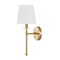 Jonathan Y Olivia 6.5" 1-Light Contemporary Traditional Candlestick Metal/Crystal LED Vanity, Brass Gold JYL9920A - alternate 3
