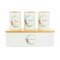Megachef 4 Piece Bamboo Lid Iron Canister Set With Bread Box in White MG-888 - alternate 1